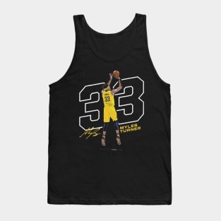 myles turner outline Tank Top